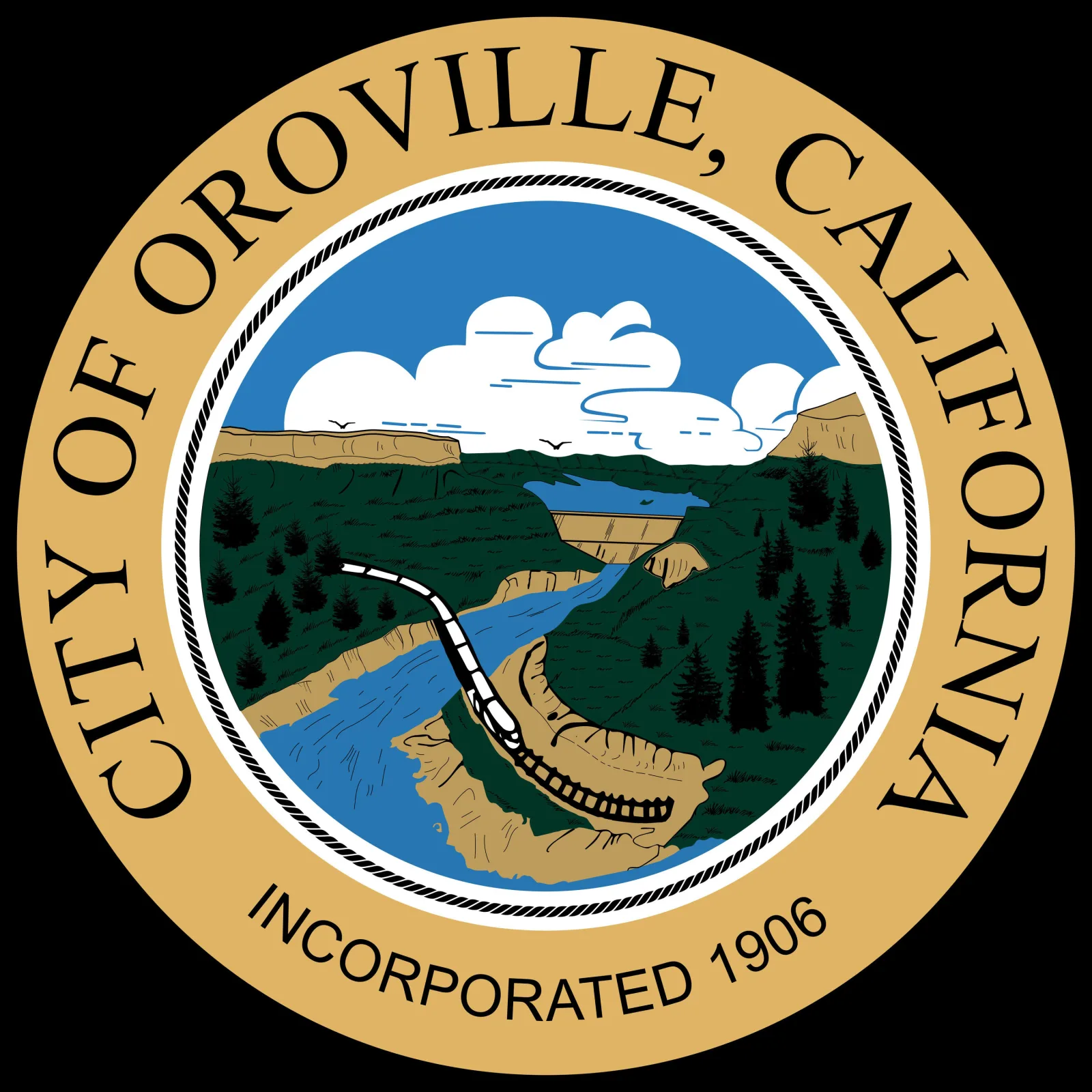 City of Oroville IT artwork